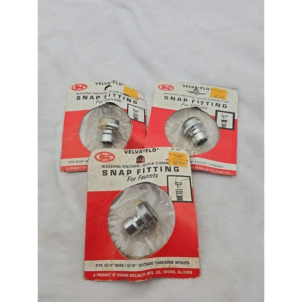 NOS Vtg CHICAGO SPECIALTY Faucet Adapte Connector Kitchen Attach  Dish‎ Wash